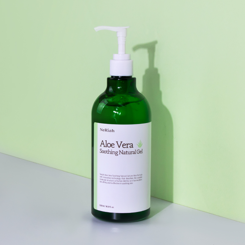 네리아 알로에 베라 수딩 네츄럴젤 500ml 수딩젤 알로에화장품 알로에베라젤 페이스 바디 로션