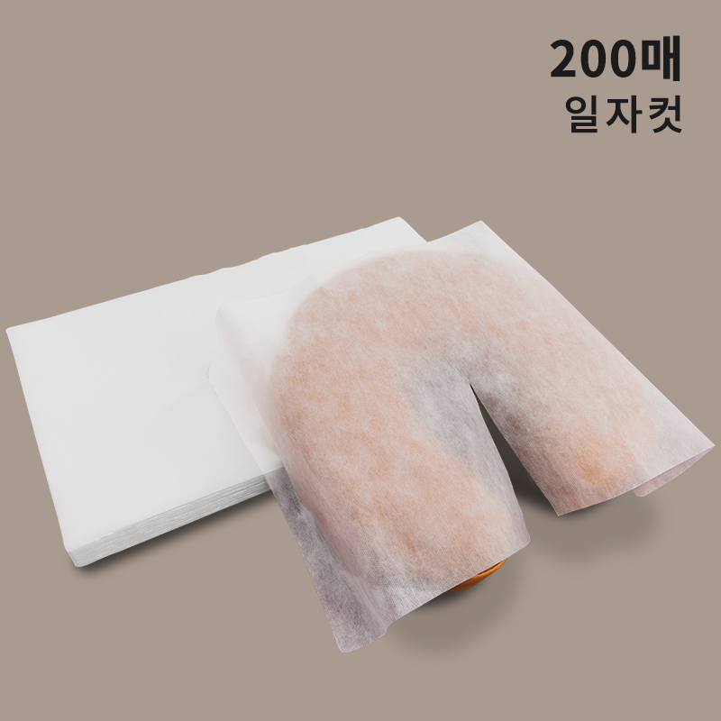 일회용 부직포베개시트 200장 일자컷 베개시트 30 5*50cm 대량주문국내생산
