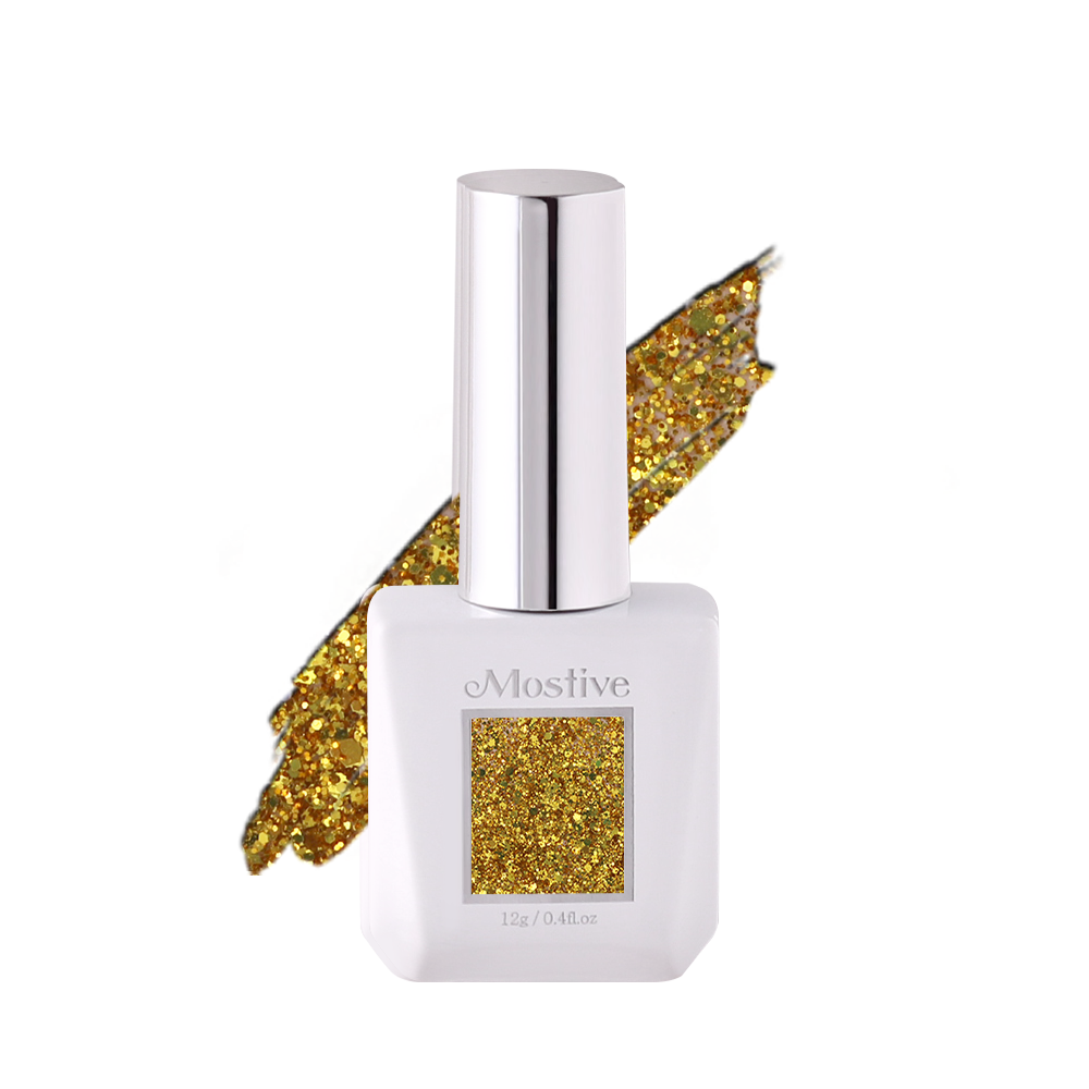 모스티브 글리터 젤 폴리시 12ml MG-014 옐로우