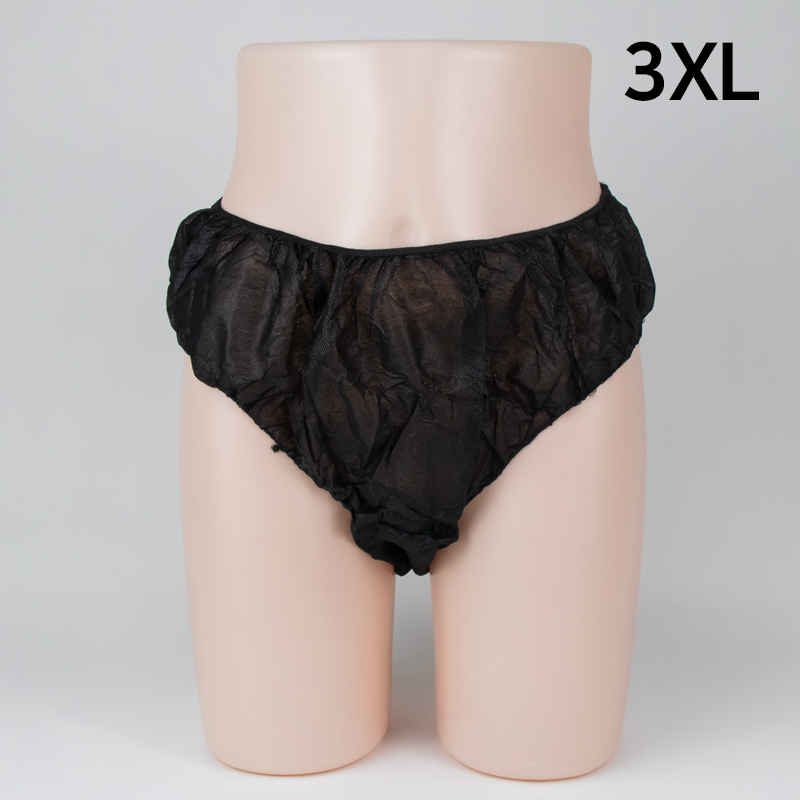 일회용팬티 삼각팬티 위생팬티 큰사이즈 남성용 블랙 1000장 1박스 3XL XXXL