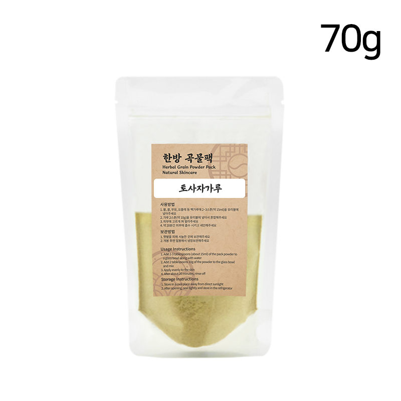 토사자가루 70g 한방 곡물팩