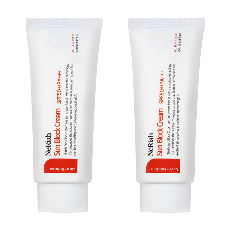 네리아 수분 선크림 100ml SPF50 +1+1 선케어 선블록 자외선 차단 기능성 데일리 프로텍터