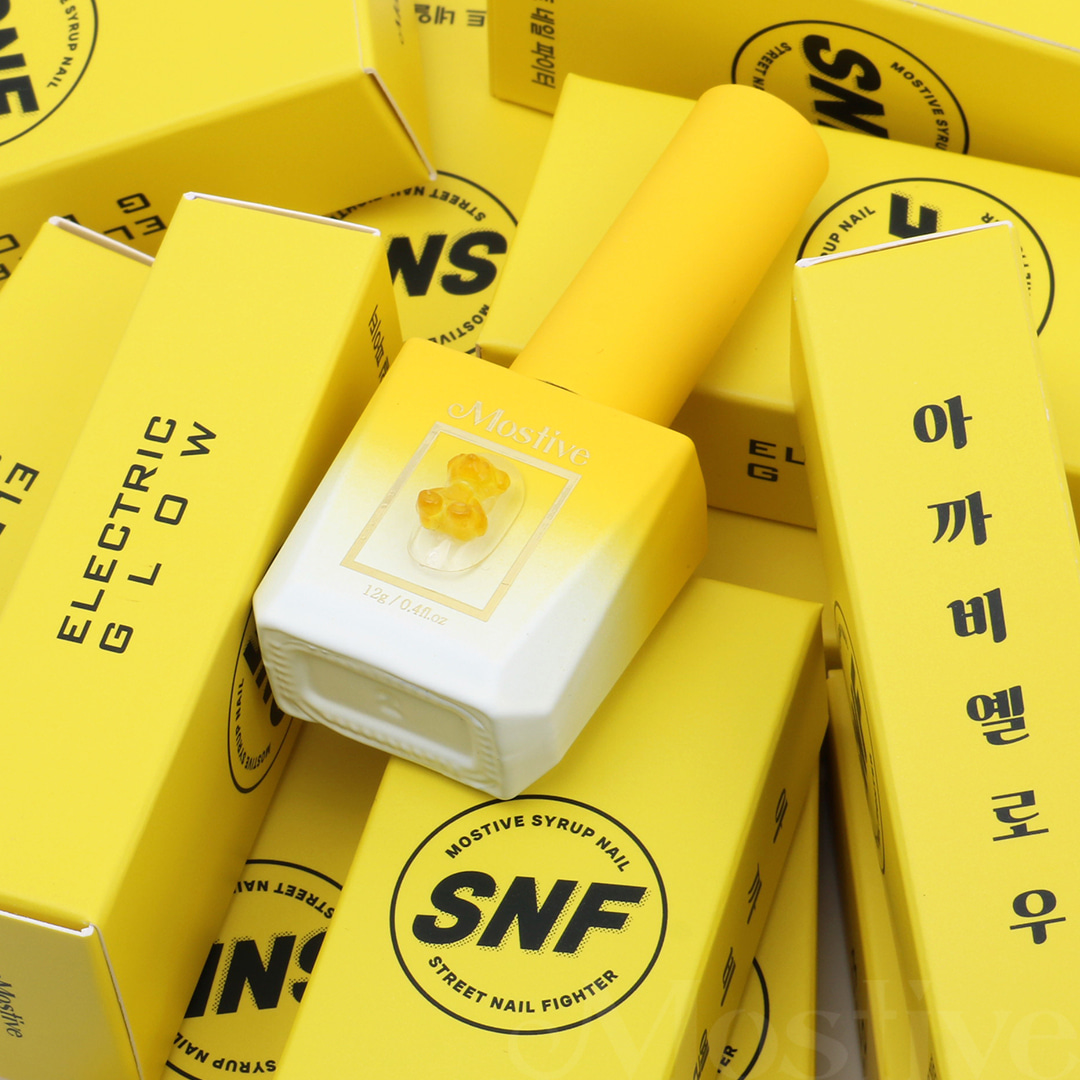모스티브 시럽 젤 폴리시 12ml MCS-027 아까비 옐로우