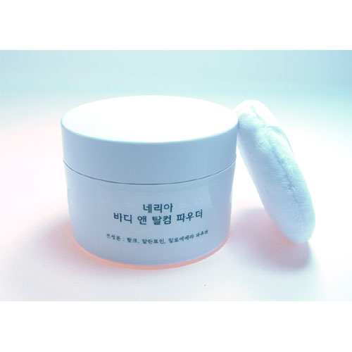 네리아 바디앤 탈컴파우더 50g 피부미용사실기 탈크파우더 탤크파우더 털제모 제모 왁싱용