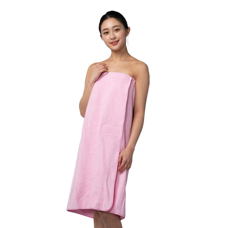 매직마사지 랩가운 핑크 속가운 마사지 가운