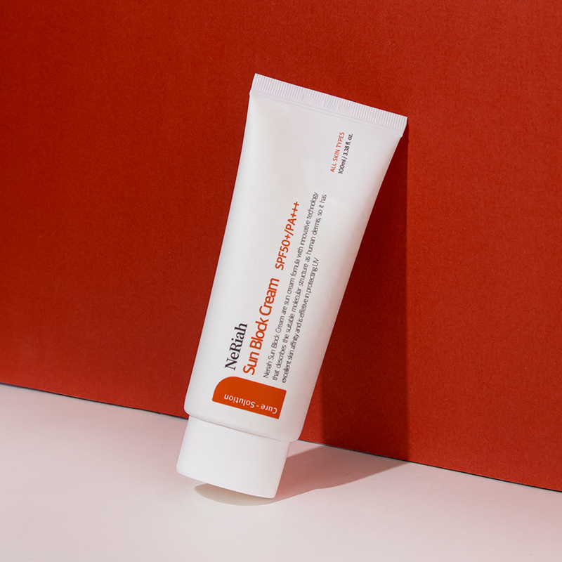 네리아 수분 선크림 100ml SPF50 + 선케어 선블록 자외선 차단 기능성 데일리 프로텍터