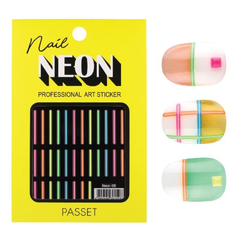 파셋 네일스티커 네온아트 Neon-09 형광라인
