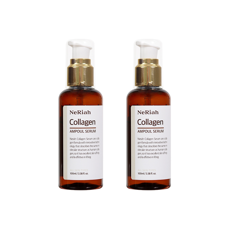 네리아 콜라겐 재생관리 앰플세럼 100ml 1+1 탄력 피부과 주름 리페어 리프팅