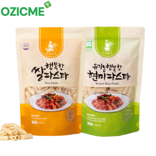 (오직미)100% 국내산 쌀로 만든 쌀파스타 280g 현미파스타 320g 명성제분
