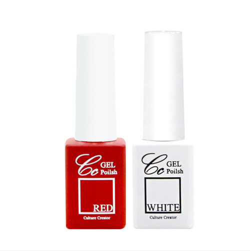 CC 씨씨 젤폴리쉬 레드 화이트 10ml