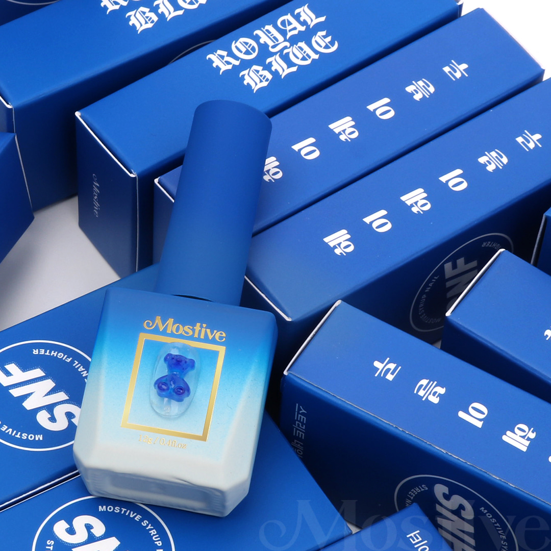 모스티브 시럽 젤 폴리시 12ml MCS-030 헤이헤이 블루