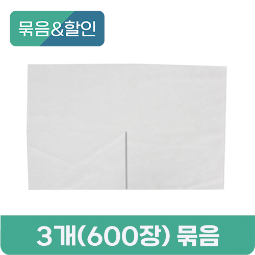 [묶음할인] 일회용 베개시트 3개(600장) 묶음