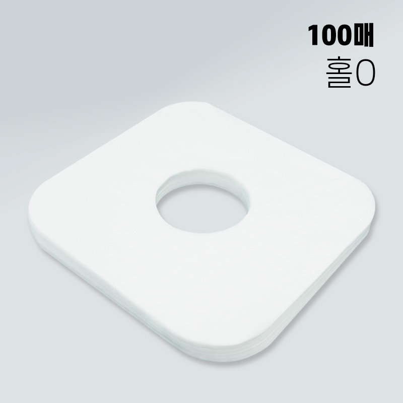 자국방지커버 일회용부직포 구멍있음 베개시트커버 100매