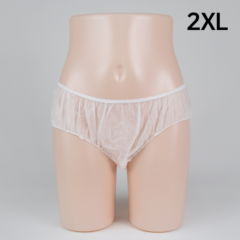 일회용 삼각팬티 흰색 100장 2XL 부직포 속옷 위생 팬티