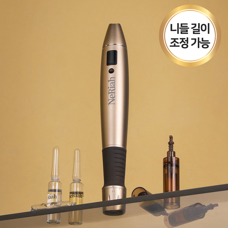 네리아 오토 MTS F6S 전문가용 마이크로니들 전동 MTS 스탬프 니들샷