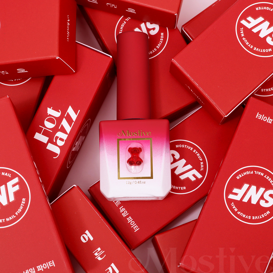 모스티브 시럽 젤 폴리시 12ml MCS-024 어른키 레드