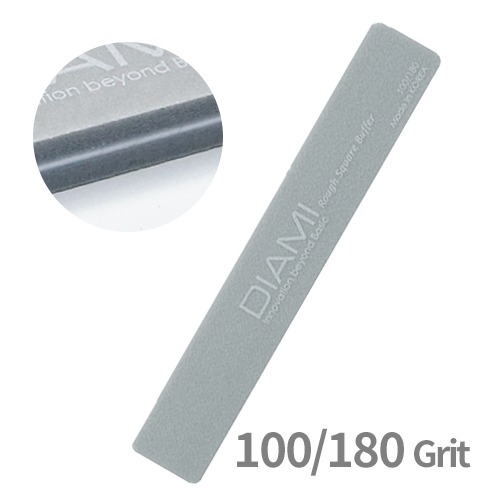 다이아미 자연손톱 러프 스퀘어 100 180Grit