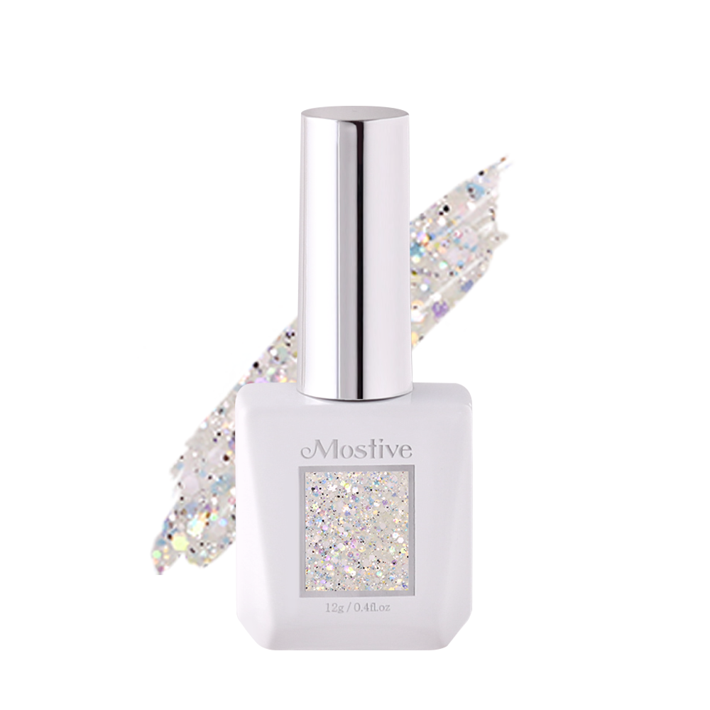 모스티브 글리터 젤 폴리시 12ml MG-002 오팔B