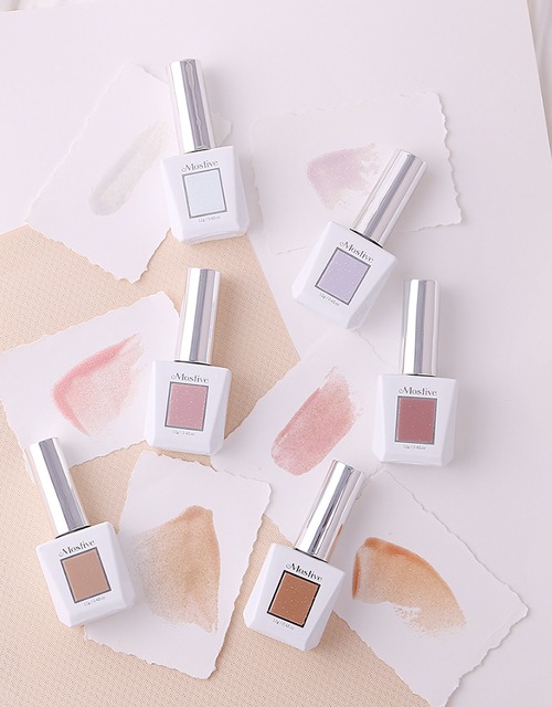 모스티브 글리터 젤 폴리시 12ml 청순가련 6종 패키지