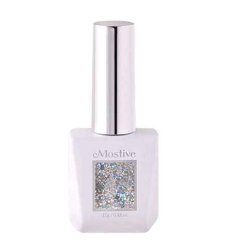 모스티브 글리터 젤 폴리시 12ml MG-082 실버김덕팔형님
