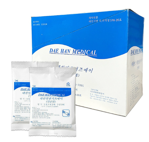 멸균 거즈 개별포장 5x5 5매입
