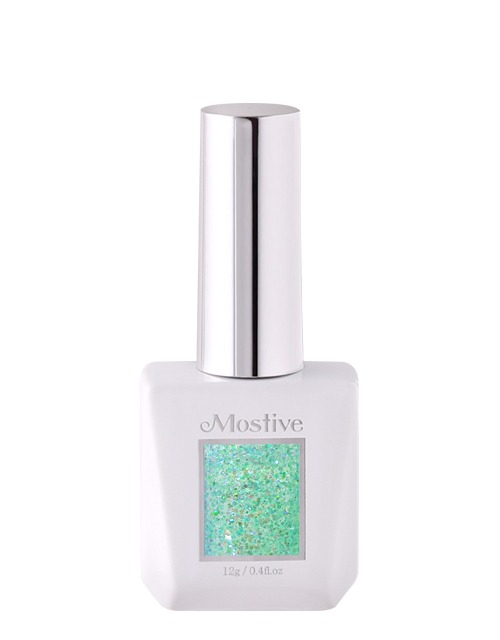 모스티브 글리터 젤 폴리시 12ml MG-052 그린 유니콘