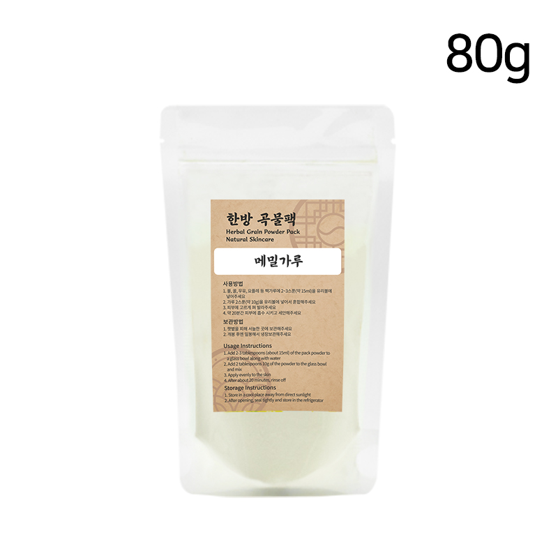 메밀가루 80g 한방 곡물팩
