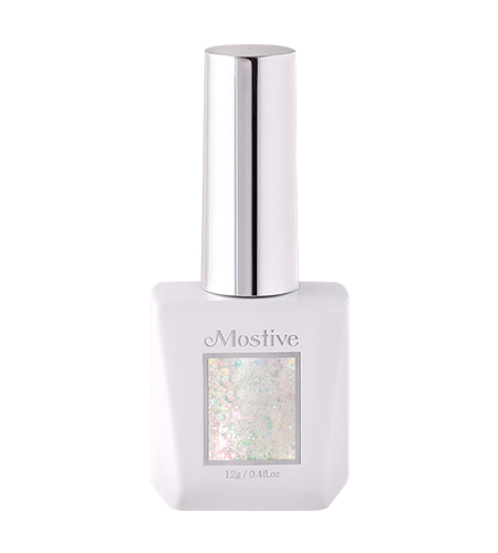 모스티브 글리터 젤 폴리시 12ml MG-100 아이시클