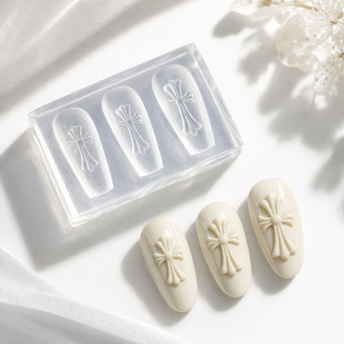 3D 크롬 네일 몰드 실리콘 입체 파츠 몰드