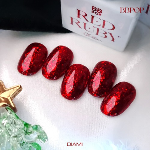 다이아미 비비팝 리얼 루비 글리터 REDRUBY 레드루비