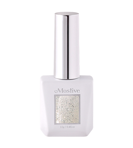 모스티브 글리터 젤 폴리시 12ml MG-096 화이트실버-