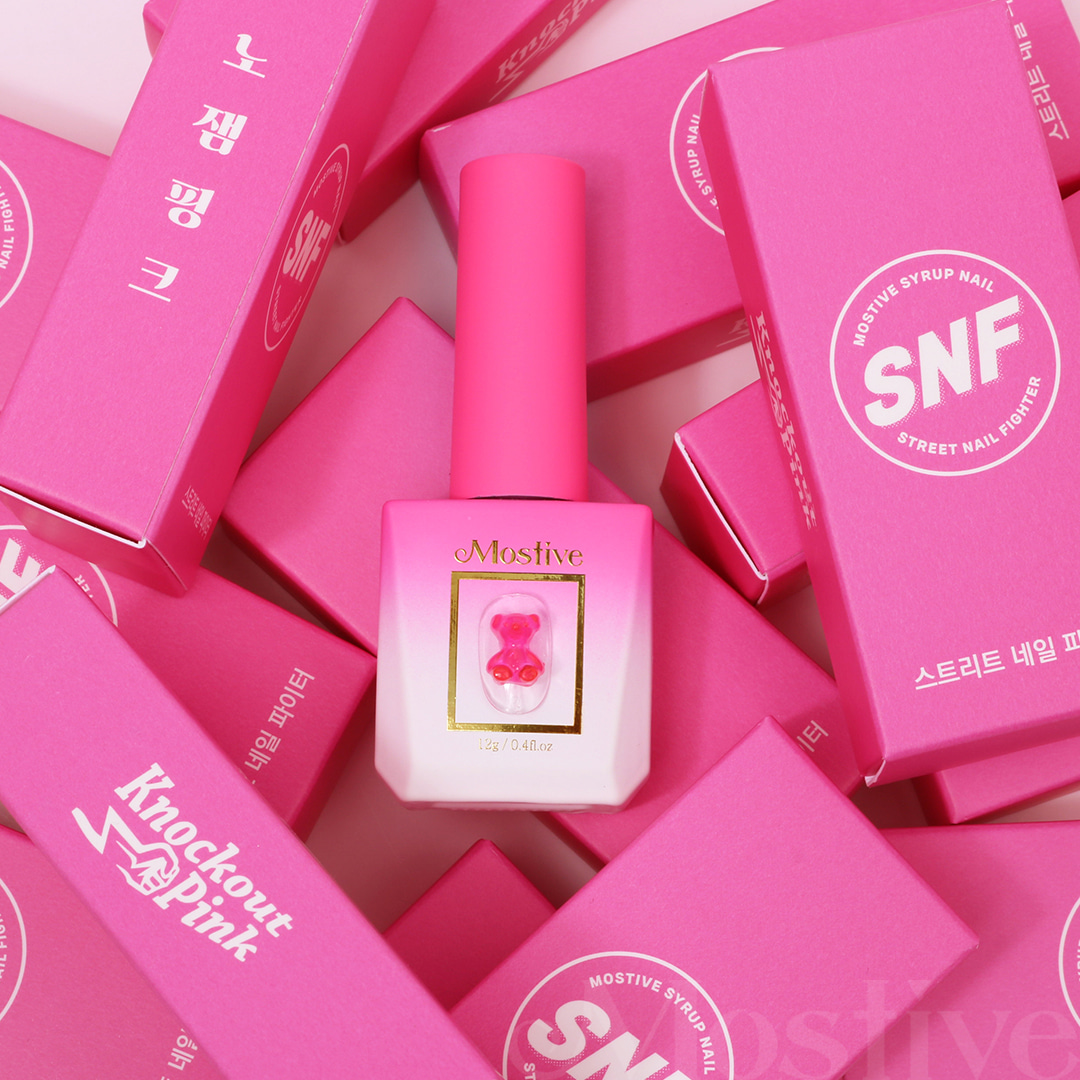 모스티브 시럽 젤 폴리시 12ml MCS-023 노잼 핑크
