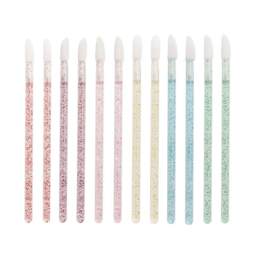 일회용 반짝이 펄 립브러쉬 50개입