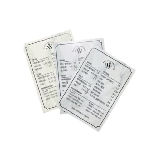 메뉴 고급 속지 디자인 제작