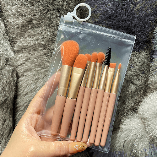 여행용 메이크업 브러쉬 세트 PVC 파우치