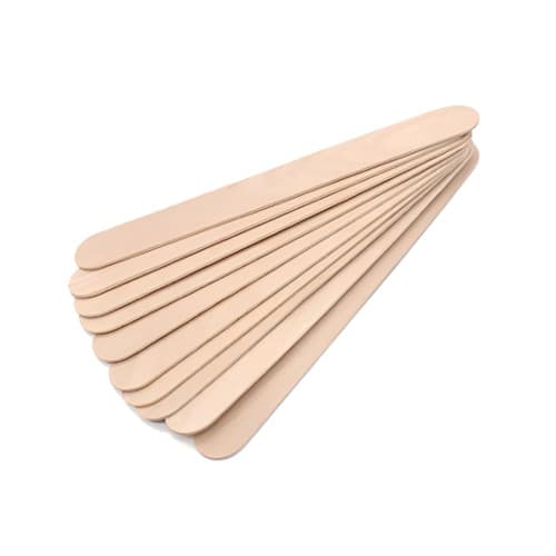 나무 일회용 설압자 우드 스파츌라 우드 스틱 소형 10매입