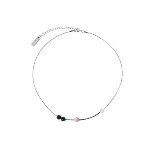 빈티지 심플 원석 목걸이