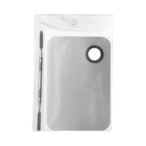 믹싱 팔레트 메이크업 파운데이션 화장품 스텐 스틸 스파츌라 스패츌러 기본사각 세트