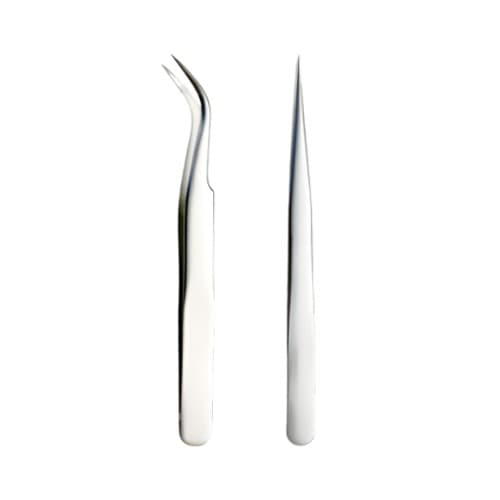 실버 핀셋 2종 속눈썹 연장 펌 파마 스틱 재료 도구