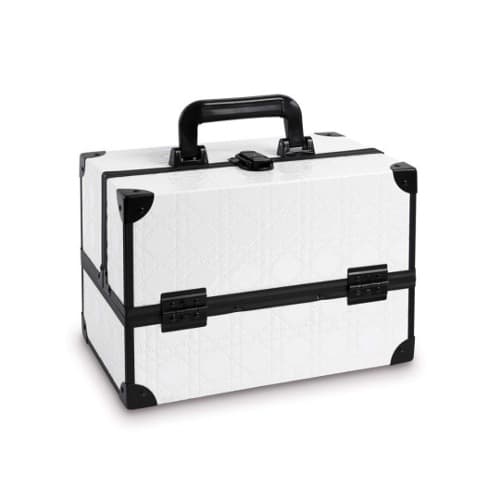 메이크업 박스 출장 전문가용 3단 화장품 캐리어 가방 미용가방 화이트