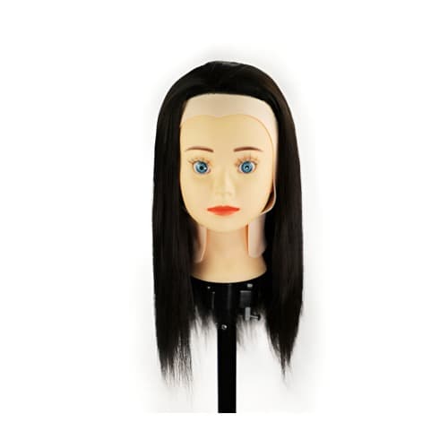 커트 연습용 연습모 덧가발 18인치