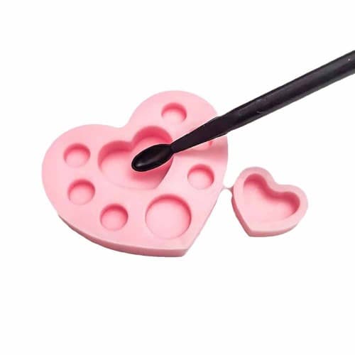 YJ속눈썹펌 하트 실리콘 파레트