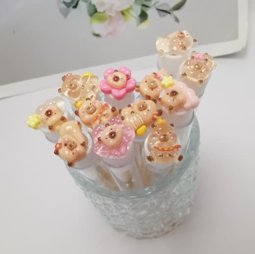 카피바라 캐릭터 땅콩 브러쉬 (랜덤)