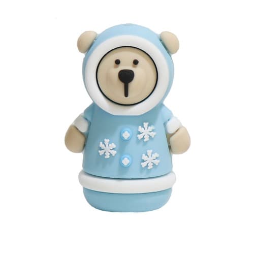 귀요미 눈사람 곰돌이 네일니퍼캡 네일핀셋 안전캡