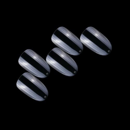 네일아트 네일팁 리필팁 숏 오발 클리어 50개입