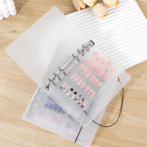 네일 컬러 네일팁 보관 차트북 아트북 바인더 (속지 포함)