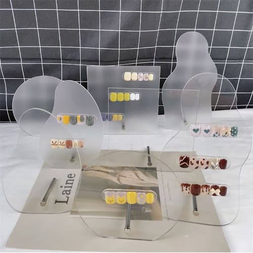 샌딩형 아크릴 네일 팁스탠드 아트판 디스플레이