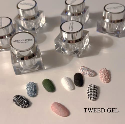 아우라글리터 트위드젤 텍스쳐젤 6종