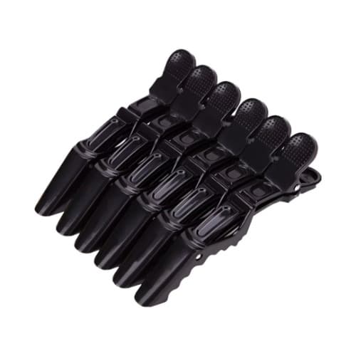 헤어핀셋 미용실 집게 커트핀셋 티라노 악어 쪼아 핀셋 6개입